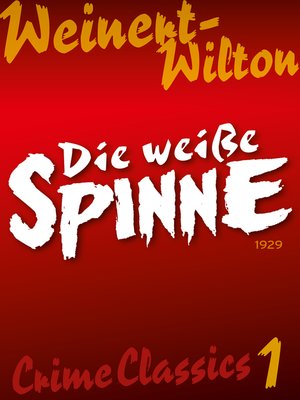 cover image of Die weiße Spinne